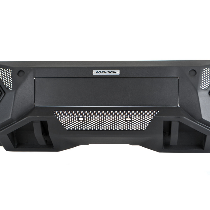 Go Rhino Element Front Bumper with Power Actuated Hide-Away Light Bar Mount Model 341301T