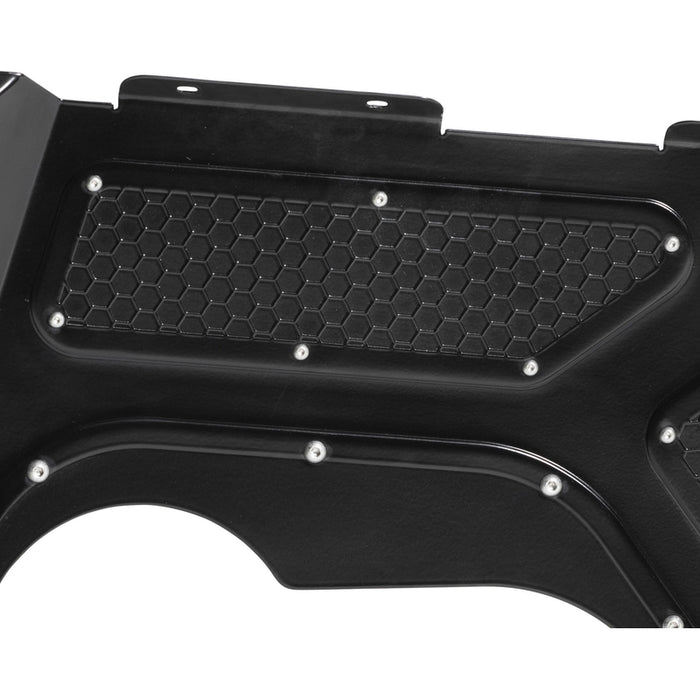 Smittybilt Front Aluminum Inner Fender Liner Pair - Black (18+ JL/JLU) Model 77984