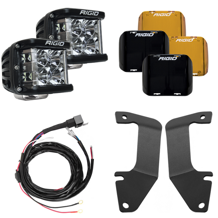 Rigid Industries A-Pillar Light Kit, Includes D-SS Flood Model 46705