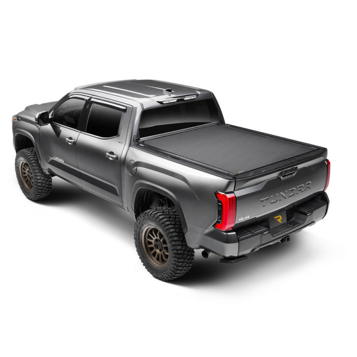 Bak Industries Revolver X4ts Hard Rolling Truck Bed Cover - 2022-2024 Toyota Tundra 5' 7" Bed with or without Deck Rail System without Trail Special Edition Storage Boxes Model 80440RK