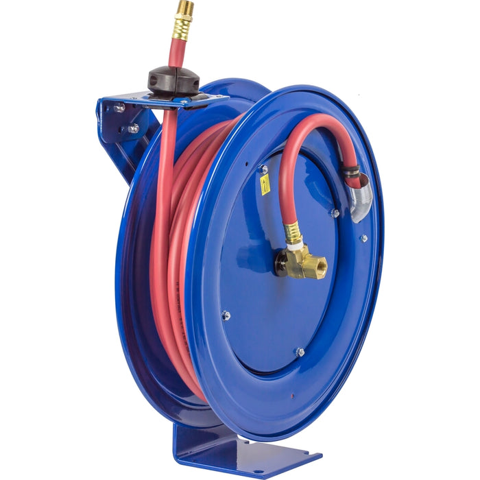Coxreels SH Series Heavy Duty Spring Driven Hose Reel 3/4 in. x 25 ft. - Hose Included 1500 PSI Model MP-N-525