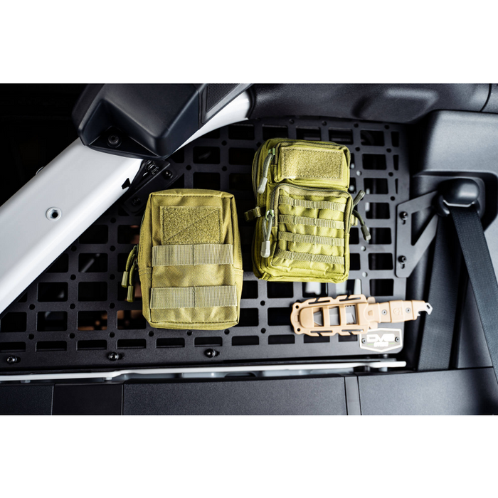 DV8 Offroad 2021-2026 Ford Bronco 4-Door Hard Top Only Rear Window Molle Panels Model MPBR-01