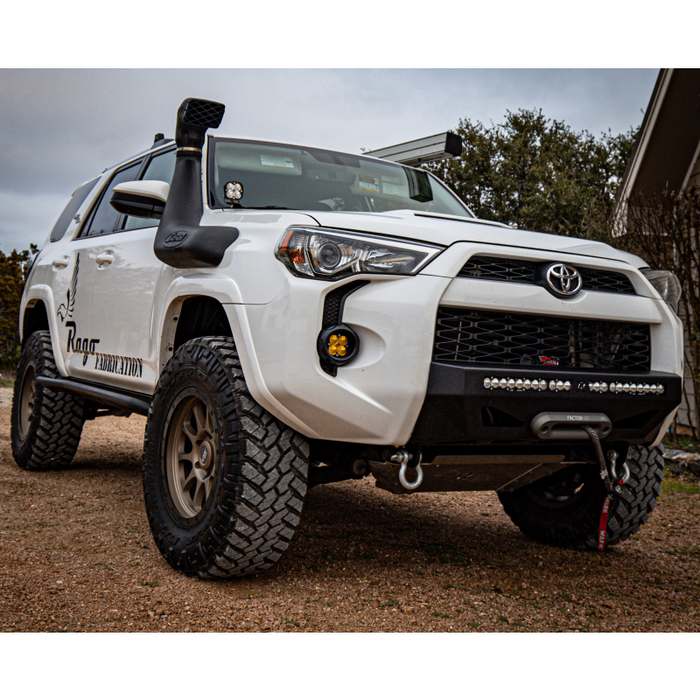 Rago Fabrication 2010-2023 5th Gen Toyota 4Runner Low Profile Ditch Light Mounts Model R1000T4RUDIT-LP