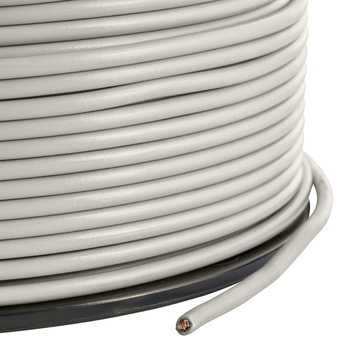 CURT Automotive Primary Wire, White 500-Foot Trailer Wiring Spool, 60-Volt, 12-Gauge Model 57035