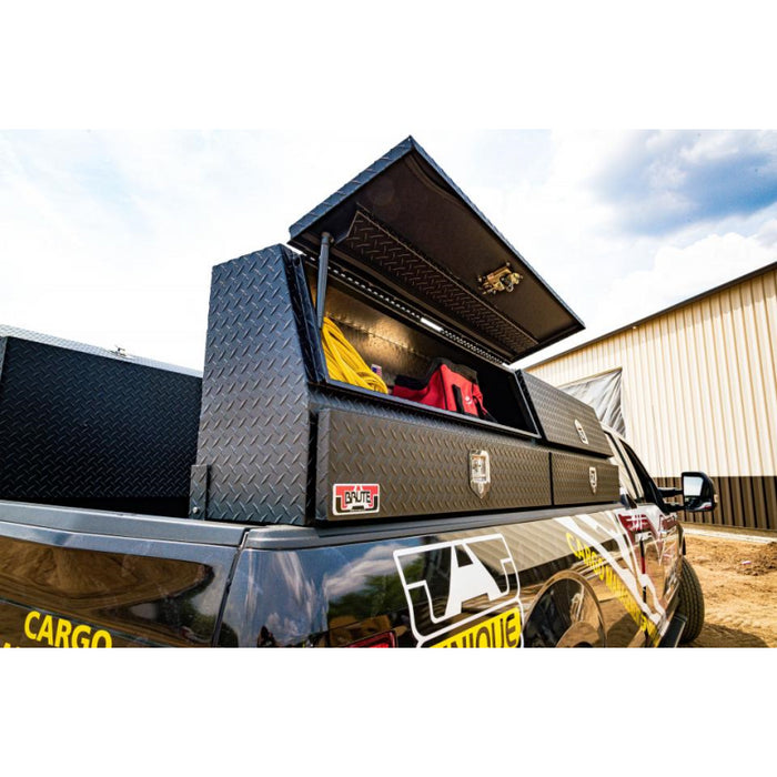 Brute 96" Contractor Topsider W/ Drawers & Doors Black Texture Coat Model TBS200-96D-BD-BT