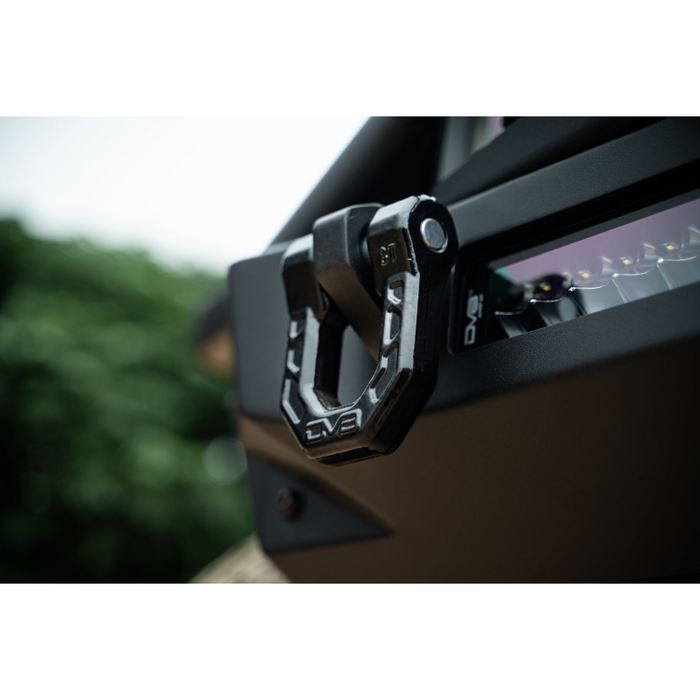 DV8 Offroad 2007-2026 Jeep GladiatorJT Wrangler JK JKU JL JLU Fs-1 Series Stubby Front Bumper Model FBJL-11