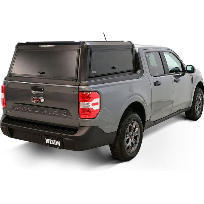 Westin EXP Truck Cap Hi-Top with Solid Front Glass Matte Black Model 16-15795