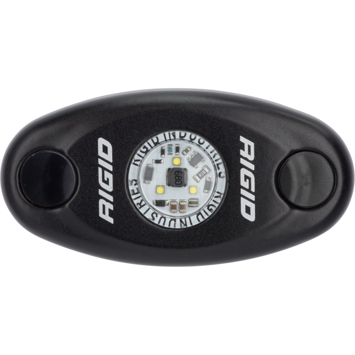Rigid Industries A-Series LED Light, High Power, Cool White, Black Housing, Single Model 480093