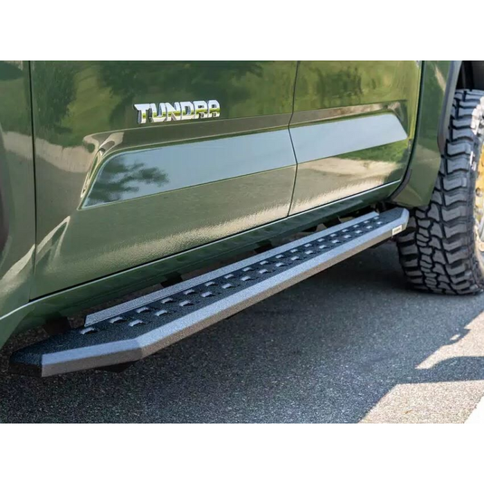 Go Rhino RB20 Slim Line Running Boards with Mounting Brackets Kit Crew Max Only Model 69443687ST