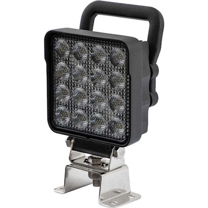 Buyers Products 4.25 Inch Square LED Flood Light w/ Handle and Switch Model 1492249