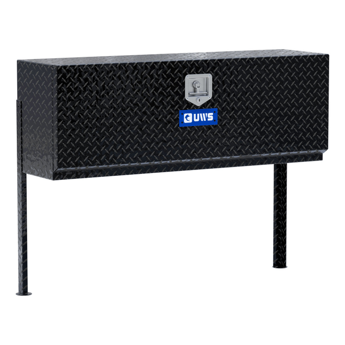 UWS Gloss Black Aluminum 48" Single-Door Topside Truck Tool Box Model TBTS-48-BLK