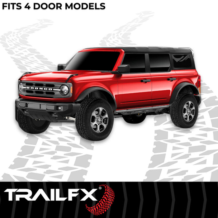 TrailFX Rocker Panel Guards 4 Door Model BR011T
