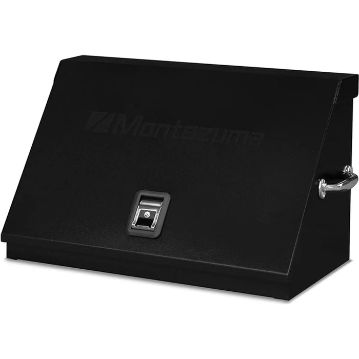 Montezuma 30 x 15 In. Steel Triangle® Toolbox Black Top Mount Truck Box ME300B