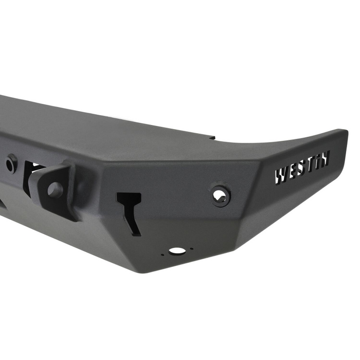Westin WJ2 Rear Bumper w/Sensors Steel Textured Black Model 59-82075