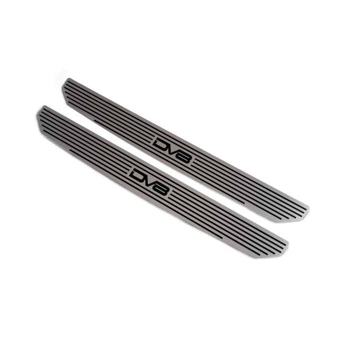 DV8 Offroad 2020-2026 Jeep Wrangler JL JLU Gladiator JT Front ONLY Sill Plates Model D-JL-180014-SIL2