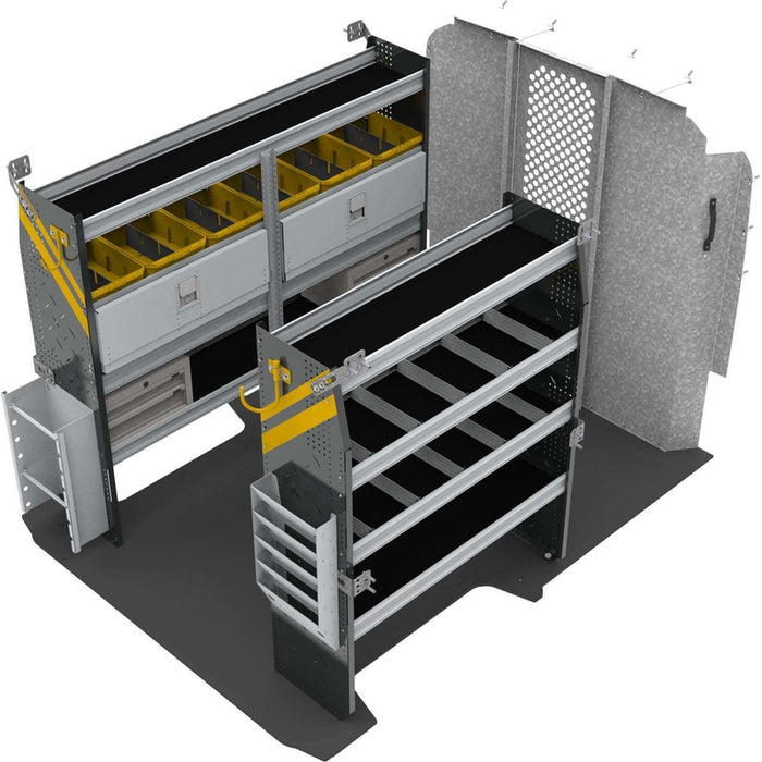 Ranger Design Electrician Van Shelving Package for RAM ProMaster - 118" and 136"  Wheelbase Model RPS-11