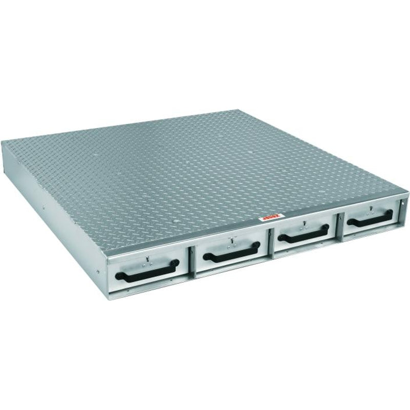 Delta / JOBOX 4 Drawer Long Floor Heavy-Duty Aluminum Drawer Storage ...