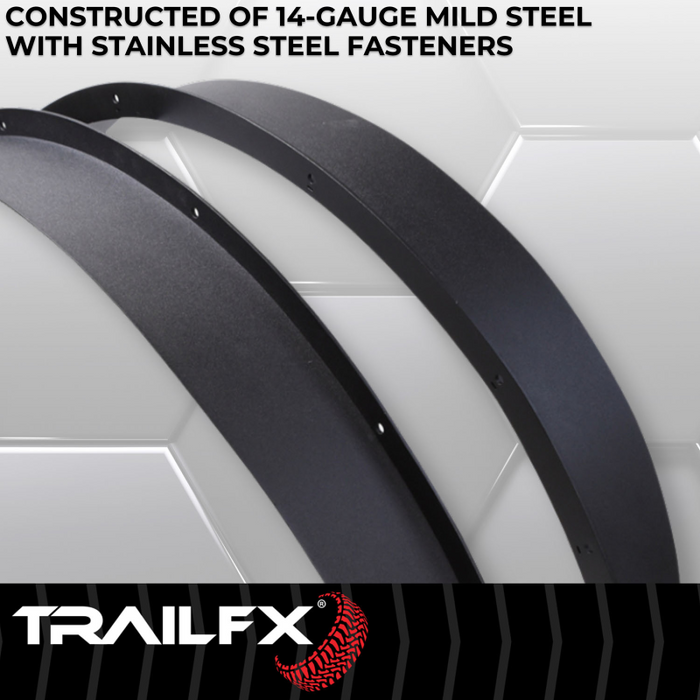 TrailFX Rear Flat Fender Flare Model BR006T