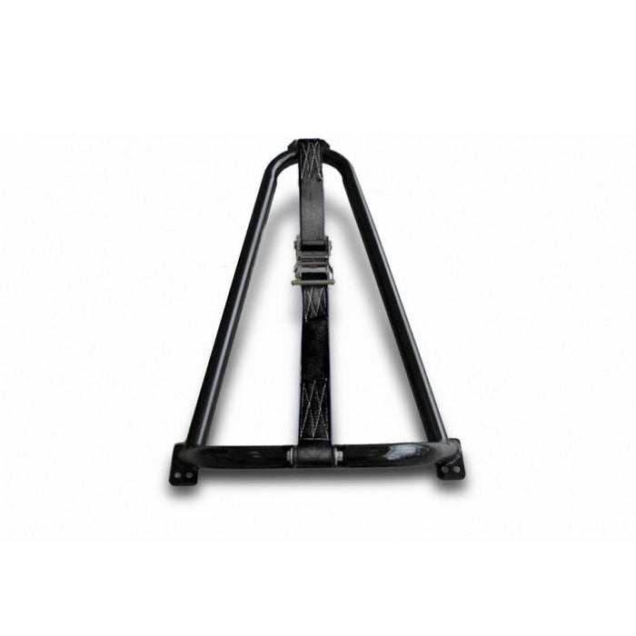 N-Fab Gloss Black Bed Mounted Tire Carrier W/ Black Strap Model BM1TCBK