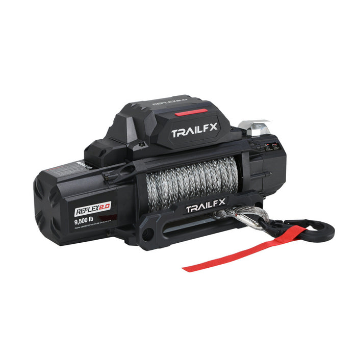 TrailFX REFLEX 2.0 Winch 9500LB Synthetic Rope Model WRS295B
