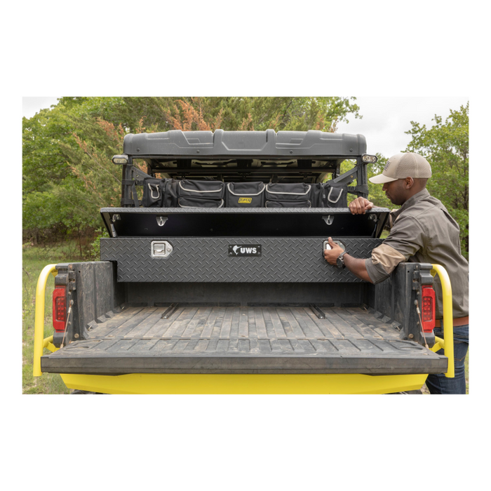 UWS Matte Black Aluminum UTV Tool Box - Polaris Model 8500005