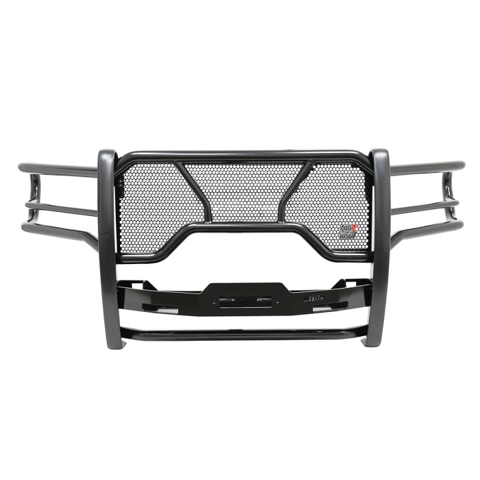 Westin HDX 1-Piece Winch Mount Grille Guard Black Steel Model 57-94025