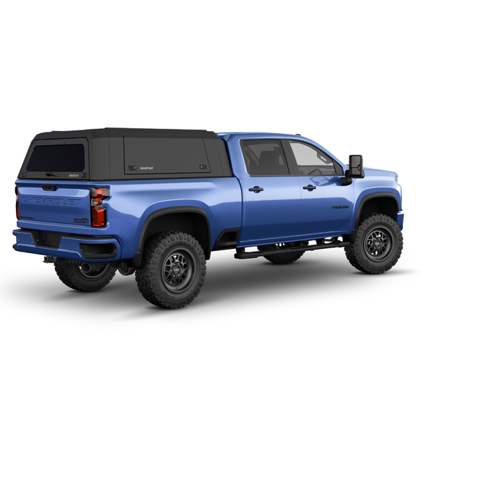 SmartCap Matte Black Truck Bed Cap EVOa Adventure Series w/ Horizontal Locks Model EA0110-MB