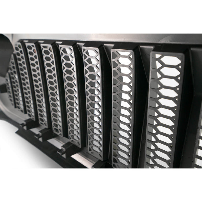 DV8 Offroad 2018-2025 Jeep Gladiator JT Replacement Grille Black Model GRJL-01