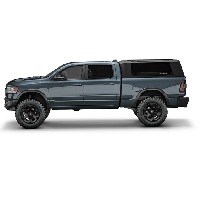 SmartCap Matte Black Truck Bed Cap EVO Sport Series w/ Horizontal Locks Model EV1006-MB