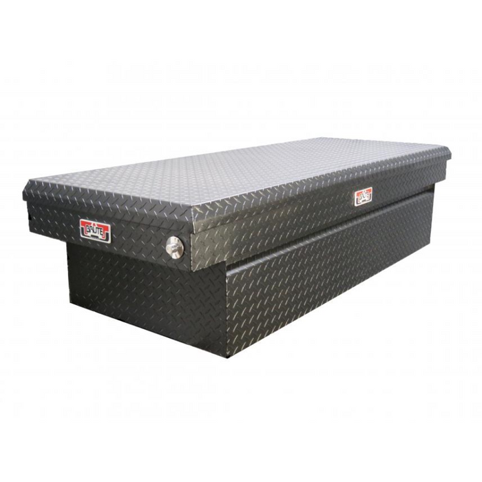 Brute Crossover Tool Box Single Lid Textured Black Mid Size/Down Size Wide & Shallow Model RB155FL-BT