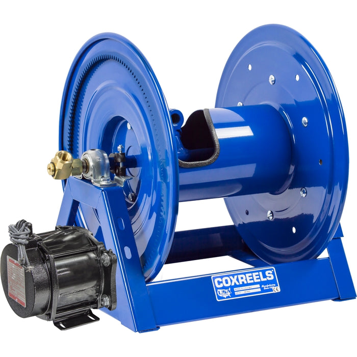 Coxreels 1275 Series 24V DC 1/2 HP Explosion-Proof Motorized Dual Hose Reel 1 in. x 100 ft. - No Hose 3000 PSI Model 1275-6-100-EB
