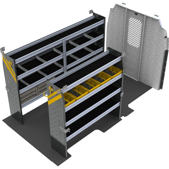 Ranger Design Mobile Service & Plumbing Van Shelving Package for Ford Transit Mid Roof 148" Wheelbase Model FTM-16