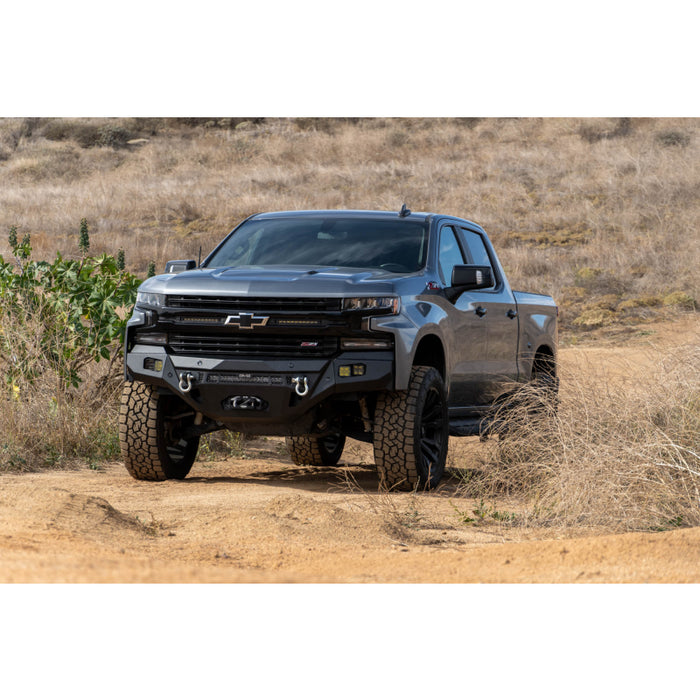 DV8 Offroad 2019-2021 Chevrolet Silverado Spec Series Front Bumper Model FBCS1-07