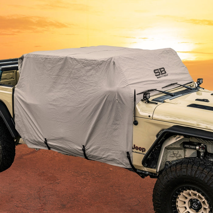 Smittybilt Cab Cover w/ Door Flaps - Gray (20+ JT) Model 1081