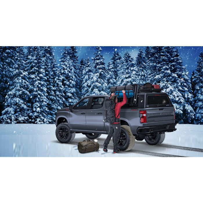 SmartCap Matte Black Truck Bed Cap EVO Sport Series w/ Vertical Locks Model EV1313-MB
