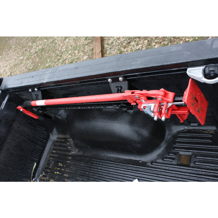 Rago Fabrication Toyota Tacoma & Tundra Bed Rail - Hi-Lift Jack Mounts Model R0000TBRHI