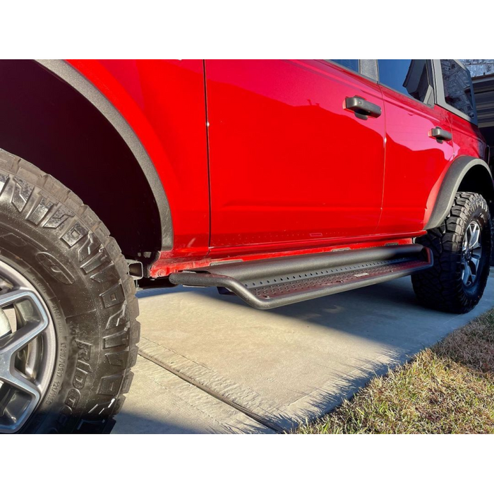 Go Rhino Dominator Xtreme D1 Running boards with Rocker Panel Mounting Bracket Kit Model D14129T