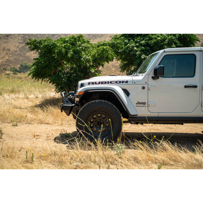 DV8 Offroad 2007-2025 Jeep Gladiator JT Wrangler JK JKU JL JLU Fs-15 Series Front Bumper Model FBJL-05