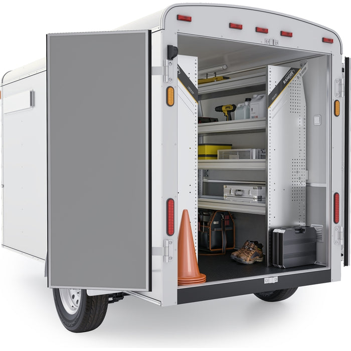 Ranger Design Aluminum Van Shelving Package for 14' Box Truck - Enclosed Trailer Model BTL-27