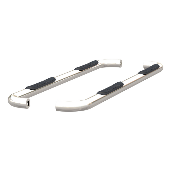ARIES 3" Round Polished Stainless Step Nerf Bars Model 205044-2