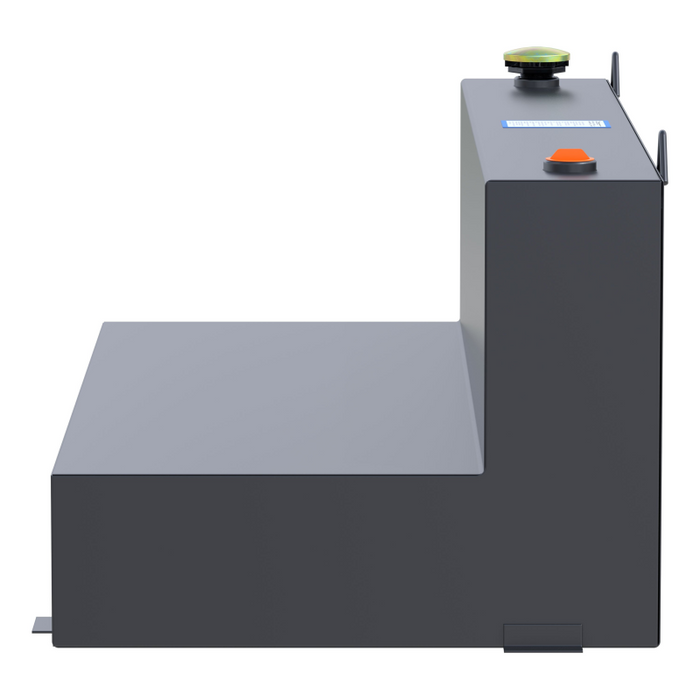 UWS Matte Black 100-Gallon L-Shape Steel Transfer Tank Model ST