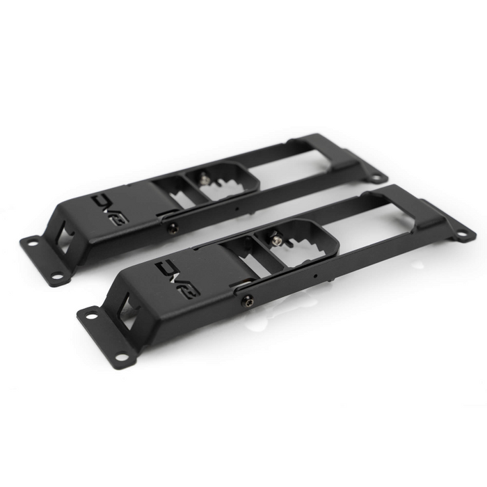 DV8 Offroad 2007-2025 Jeep Gladiator JT Wrangler JK, JKU, JL, JLU Hinge Mounted Steps Model STJL-04