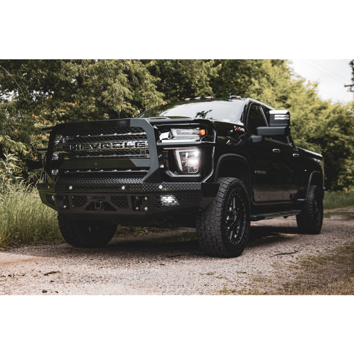 Bodyguard FT Front Extreme - Sensor Cutouts Fog Cutouts Receiver W/ Mesh Grille No Camera Harness Texture Black Powder Coat Model JEC20BYTMN