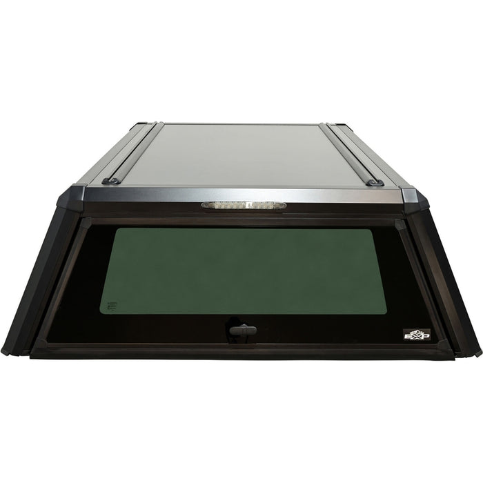Westin EXP Truck Cap with Solid Front Glass Matte Black Model 16-15505