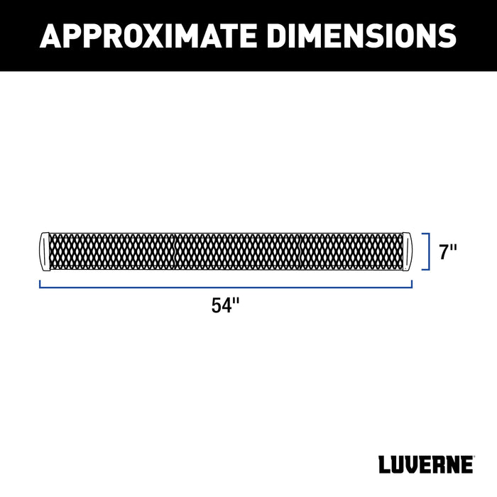 Luverne  Grip Step 7" x 54" Black Aluminum Rear Step Select Sprinter 2500 3500 Model 415254-570749