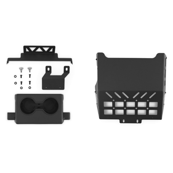 DV8 Offroad 2021-2025 Ford Bronco 4-Door Rear Seat Cup Holder And Molle Panels Model MPBR-07