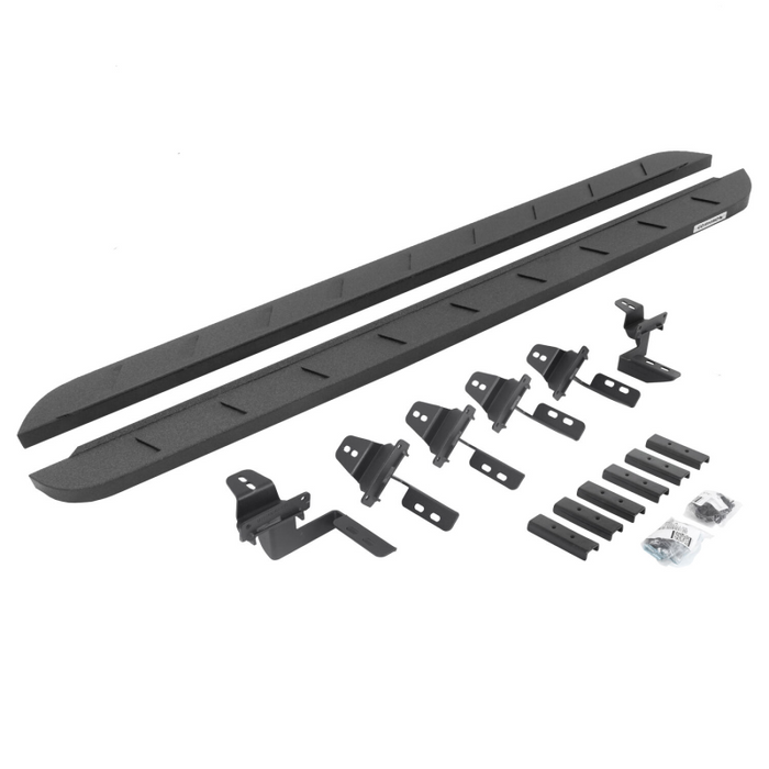 Go Rhino RB10 Slim Line Running Boards with Mounting Brackets Kit Model 63450568ST