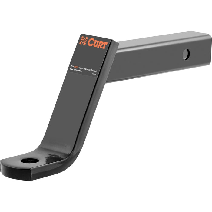CURT Class 3 Trailer Hitch Ball Mount, Imported, Fits 2-Inch Receiver, 7,500 lbs, 1-Inch Hole, 6-Inch Drop Model 45880