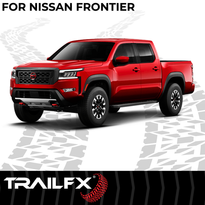 TrailFX A6 Running Boards Titanium Black Aluminum Model AL6014B