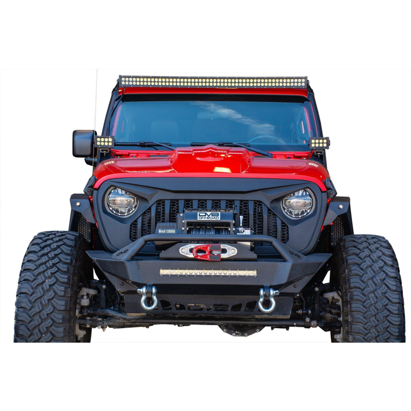DV8 Offroad 2018-2026 Jeep Gladiator JT Replacement Grille Black